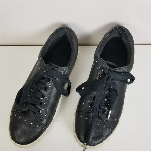 REBECCA Minkoff‎ black studded lace up sneakers - Picture 2 of 7